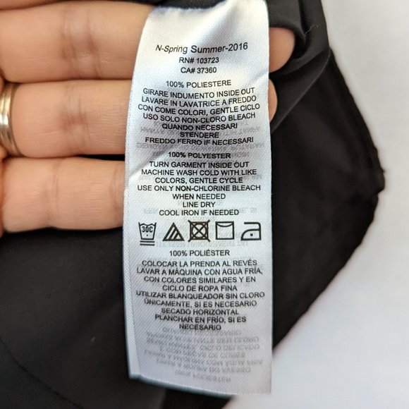 Armani Exchange Black Waistcoat Size Extra Small - Picture 9 of 10